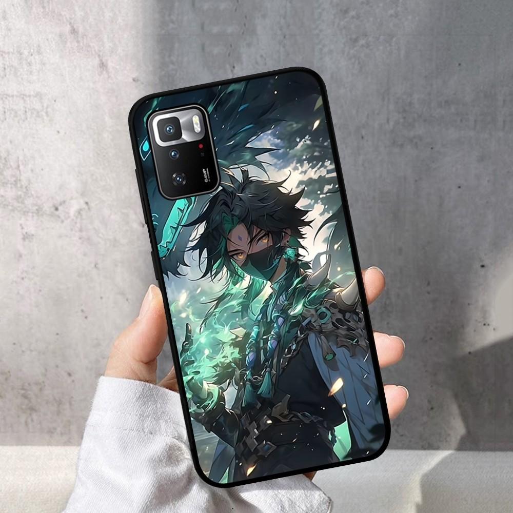 Genshin Impact XIAO Phone Case For Redmi Note 4 X 5 A 6 7 8 T 9 9S 10 11 11S 11Epro Poco M3 Pro