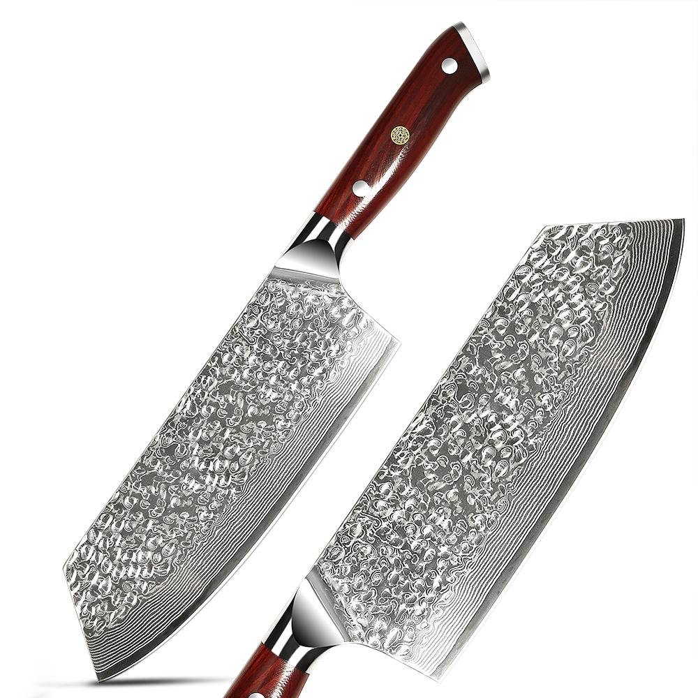 

Янтарный японский премиальный кухонный набор шеф-ножей VG 10, 67-слойный дамасский нож для хлеба, универсальный нож, нож для чистки овощей с рукоятью из розового дерева