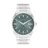 Watch DISTINGUISH GMT Green Dial Stainless Steel Bracelet 25200492 [Calvin Klein][Authorized Import] Men's