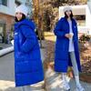 Dames Winter Dons Parka Jas Los Wijde Taille Dikke Opstaande Kraag Jassen