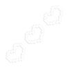 Pixel-Heart Bumper Sticker Heart Shape Window Vinyl Decal Water Bottle Car Window Mirror Laptops Heart Stickers