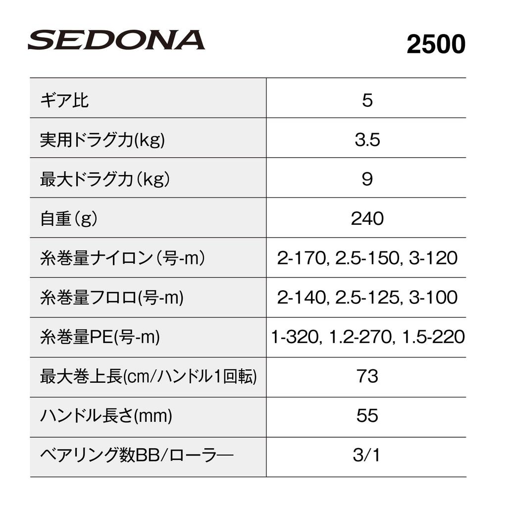 Shimano Spinning Reel 23 Sedona 2500