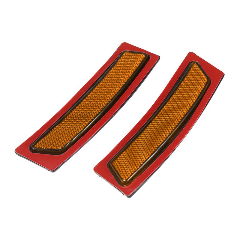 X Autohaux 1Pair Front Bumper Reflector Side Marker 63147295541 63147295542 for BMW F30 F31 LCI 3 Series 320i M Sport 2016-2018