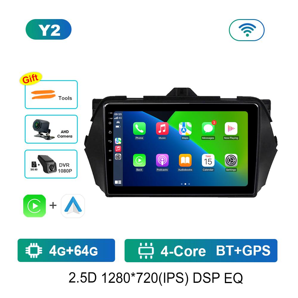 For Suzuki Alivio Ciaz 2014 - 2019 HD Touch Screen GPS Navigation Android Car Radio Multimedia Video Player 4G WiFi Bluetooth