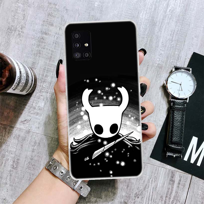 

Мультяшный чехол для телефона Hollow Knight для Samsung Galaxy A52 A32 A22 A12 A02S A50S A30S A51 A31 AA71 Note 20 Ultra 10 S10 Plus Galaxy Samsung A51 4G