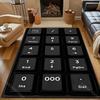 Funny Keyboard Numbers Printed Carpet for Bedroom Living Room Bedside Sofa Floor Mat Modern Home Decor Area Rug Large Size