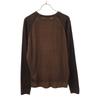 Pringle wool made in italy Long sleeve sweater L Brown knit Men's Used