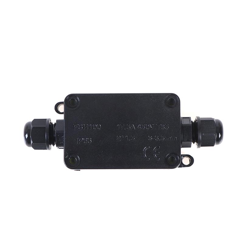 Connettore Cavo Impermeabile per Esterno IP66 a 2 Vie Scatola di Giunzione con Terminale 450V