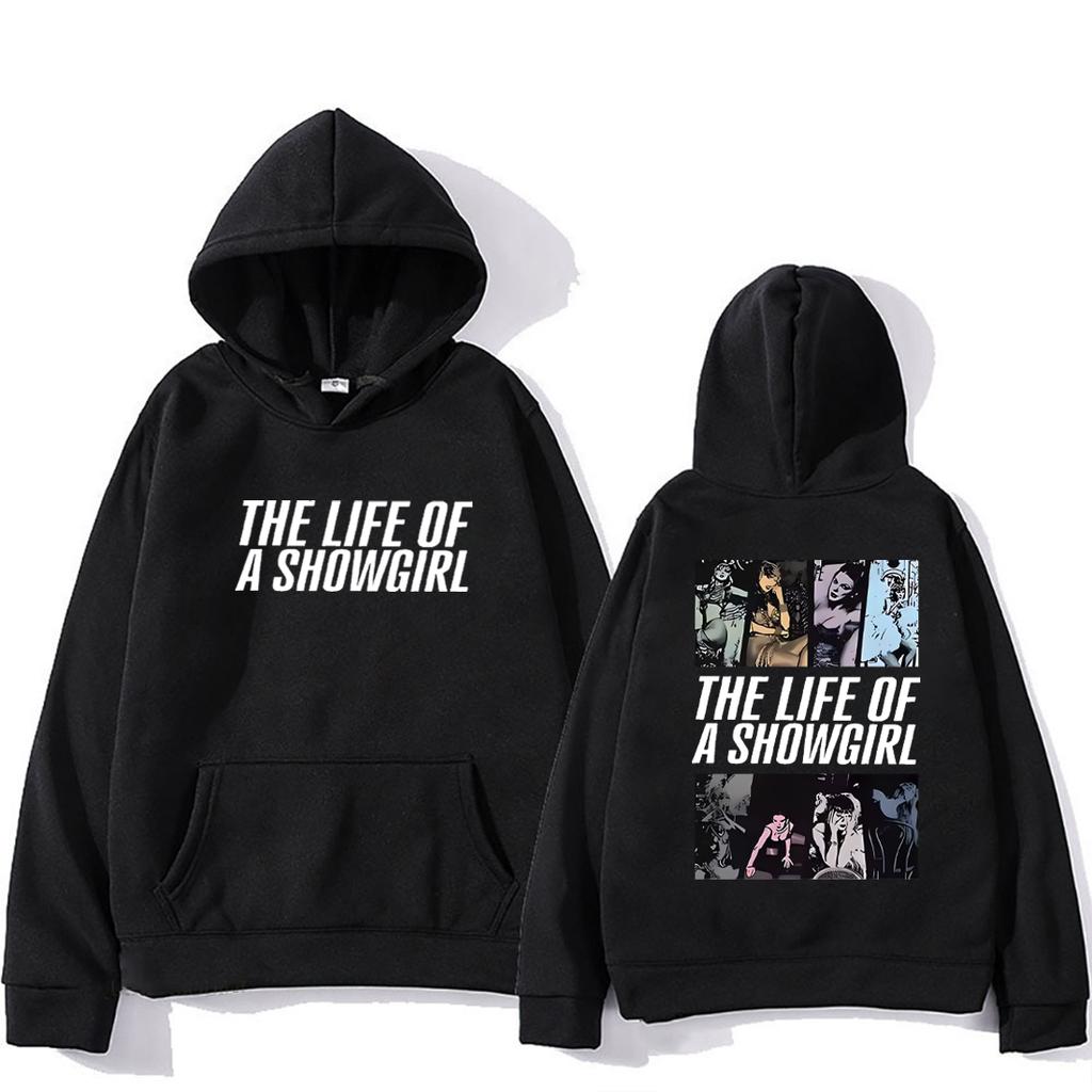 Album The Life of A Showgirl Men Women Hot Vintage Hoodie Hip Hop Streetwear Fashion Sweatshirts Autumn Winter Graphics Clothes