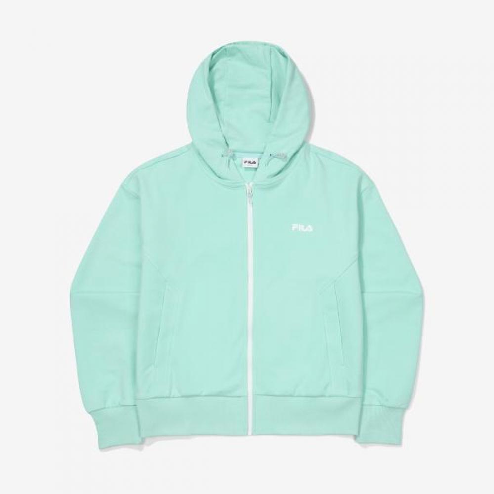 Fila Regular Fit Hooded Zip Up Sports PALEGREEN/095