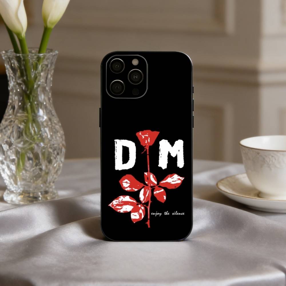 D-Depech-H COOL B-Band-D M-Mode  Phone Case For iPhone 17,16,15,14,13,12,11 Plus,Pro Max,XS,Soft Silicone Black Cover