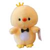 PP Cotton Yellow Duck Plush Toy Fluffy Bow Tie Duck Plush Doll  Birthday Parties