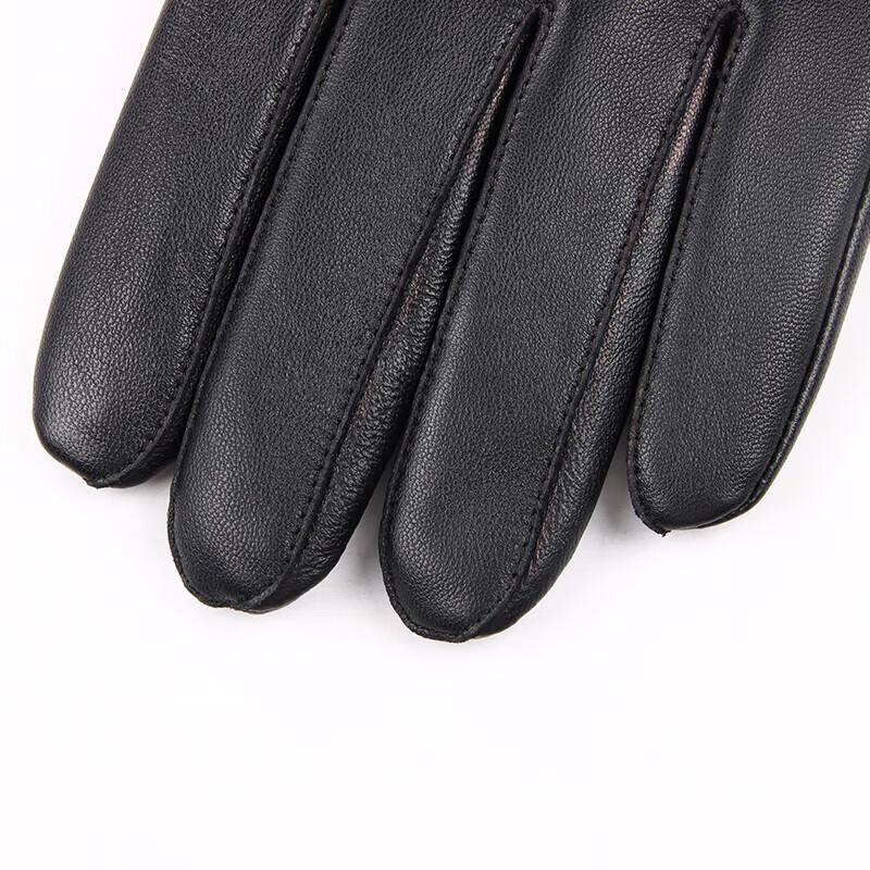 Hengyuanxiang Men's Sheepskin Warm Gloves