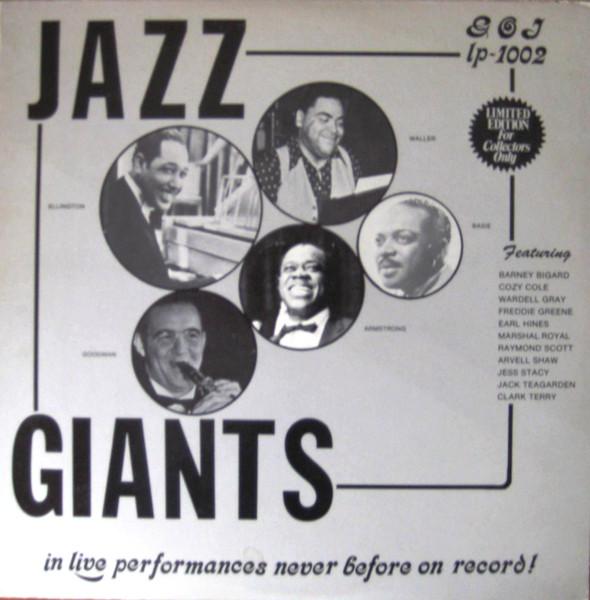 

LP Пластинка VARIOUS - Jazz Giants GOJ1002 Гиганты Джаза 1976 США Джаз Б/У