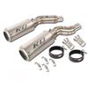 For Kawasaki Z1000 2010-2020 Z1000SX 2010-2019 Motorcycle Exhaust System Left Right Side Mid Pipe Muffler Tube Stainless Steel
