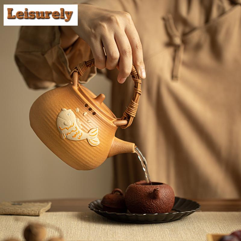 Cute Animasl Carbon Furnace Dry Fired Pot For Electric Stove Boiling Water Kettle Surrounding Furnace For Tea Making Accessories