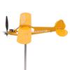 Piper J3 Cub Flugzeug Windmühle 3D Metall Flugzeug Windmühle Außen Dach Windmühle Gartendekor