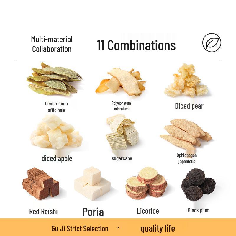 Reishi Apple & Pear Moisturizing Health Tea with Yu Zhu and Mai Dong