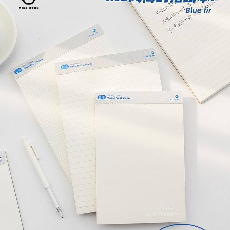 2023 Student Planner: Thick Draft Paper Notebook with Horizontal Line Grid