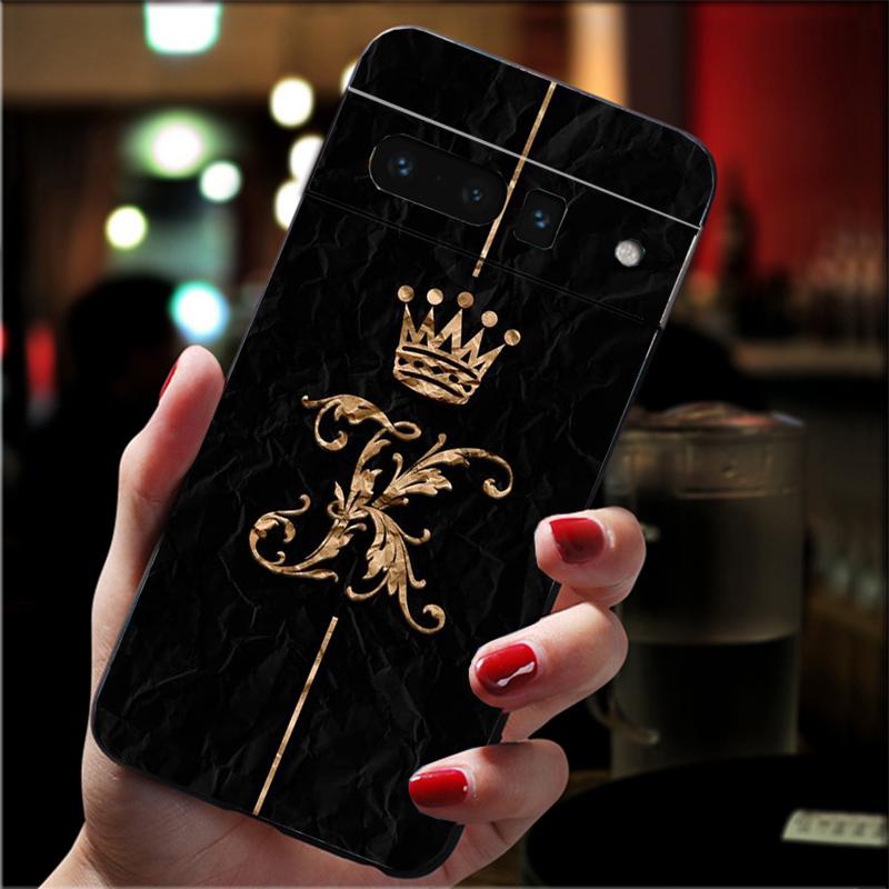 

Phone Case For Google Pixel 10 9 Pro XL 9A 8 7 6 Pro Pixel 8A 7A 6A Pixel 8 7 6 5 King Queen Crown Pixel 10 Pro XL