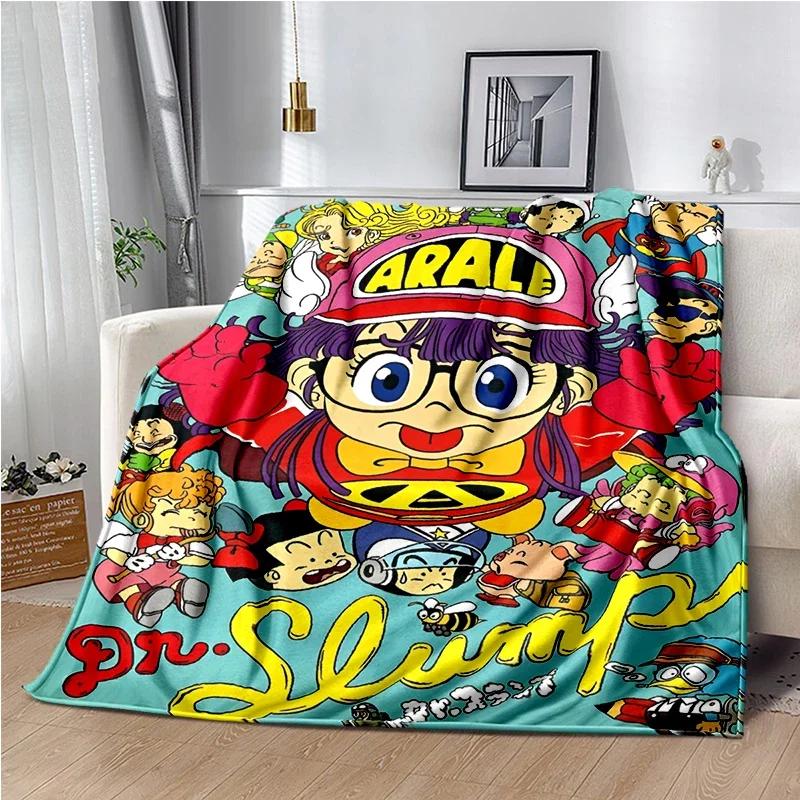 Cute Anime DR S-Slump A-Arale Blanket Super Soft Cartoon kawaii Blanket for Travel Bedding Couch Sofa Bed Blanket Birthday Gift