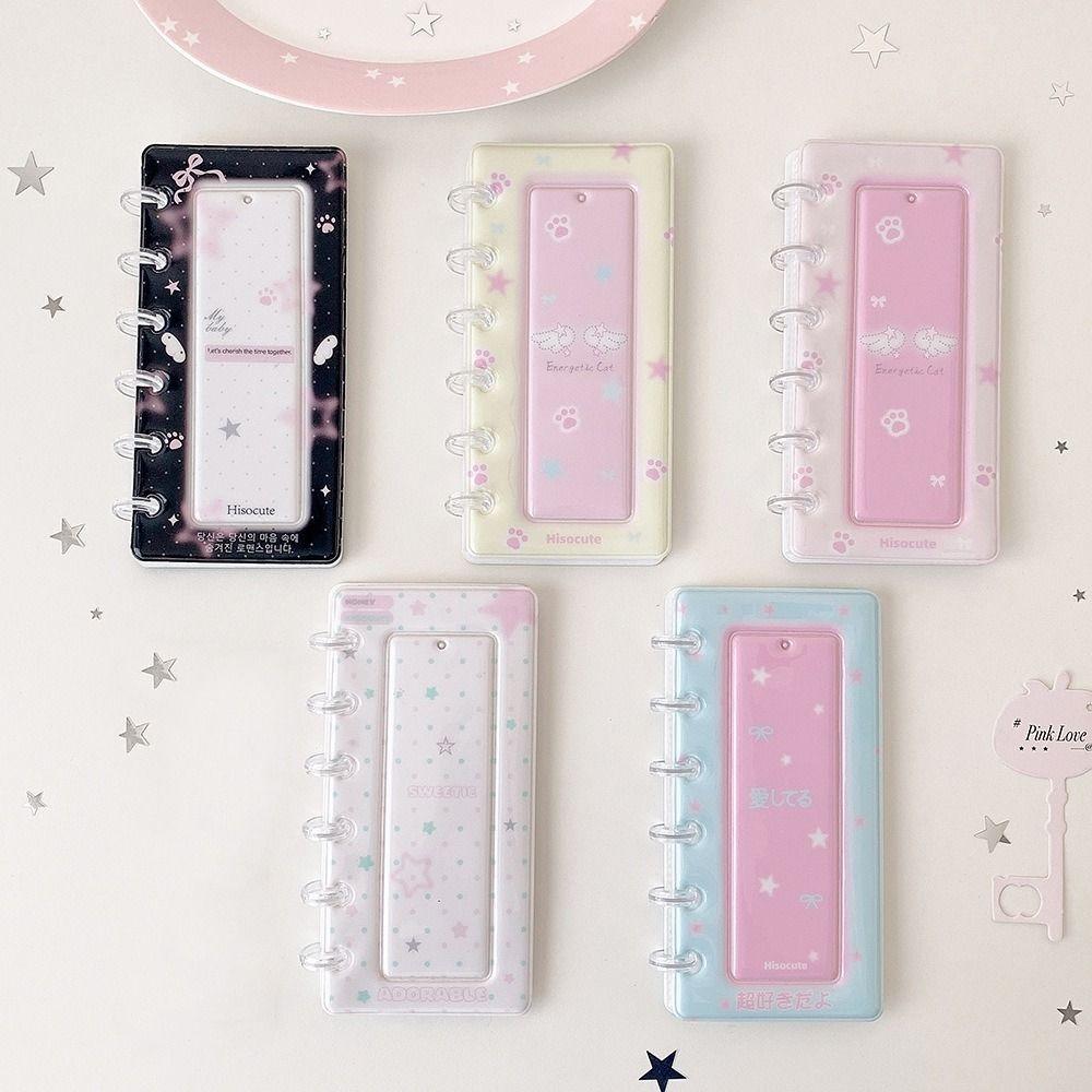 Cartoon Photo Card Holder INS Small Card Storage Book Mini Photo Card Binder Trading Card Holder
