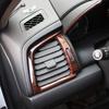 17-20 Avancier Steering Wheel Air Vent Carbon Fiber Peach Wood Interior Trim