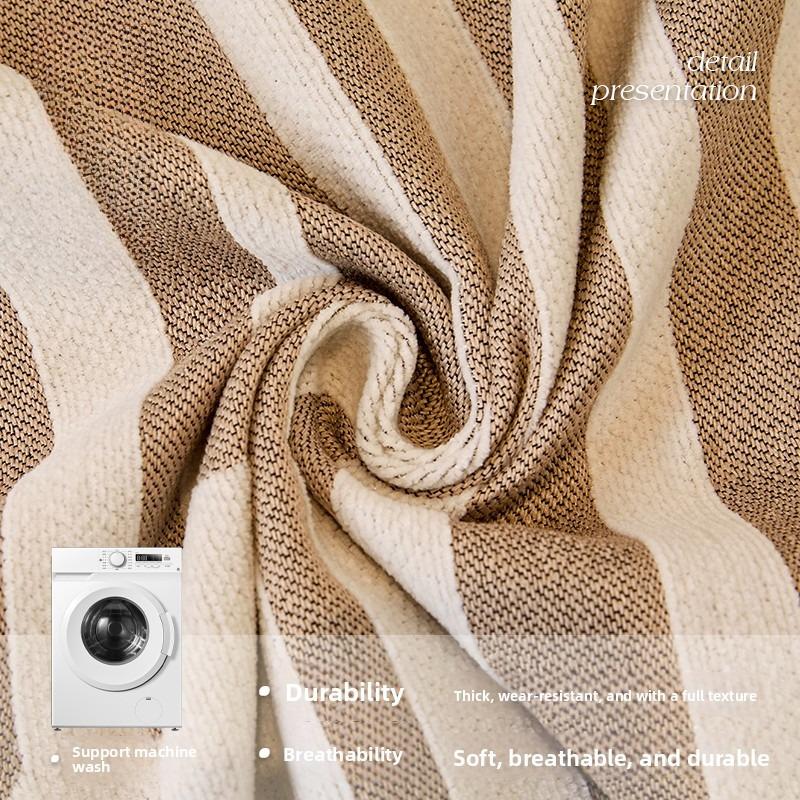 Simple Chenille High and Low Syllable Sofa Cover All-season Sofa Towel A Whole Full Cover Blanket Versatile and Machine Washable