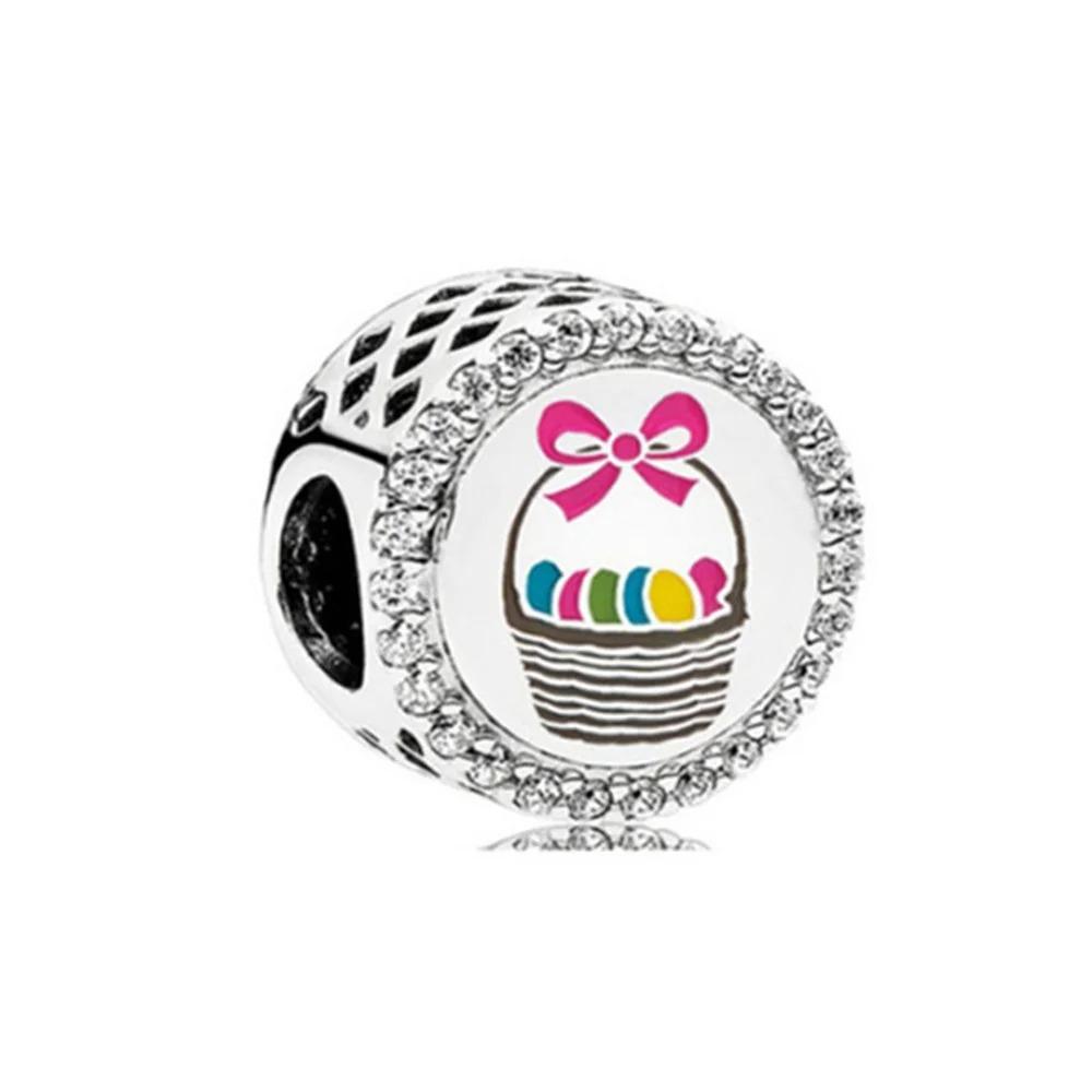 925 Silver Football Flower Ice Snow Round Beads Charm for Pendant Bracelet Necklace Jewelry Making DIY Gift