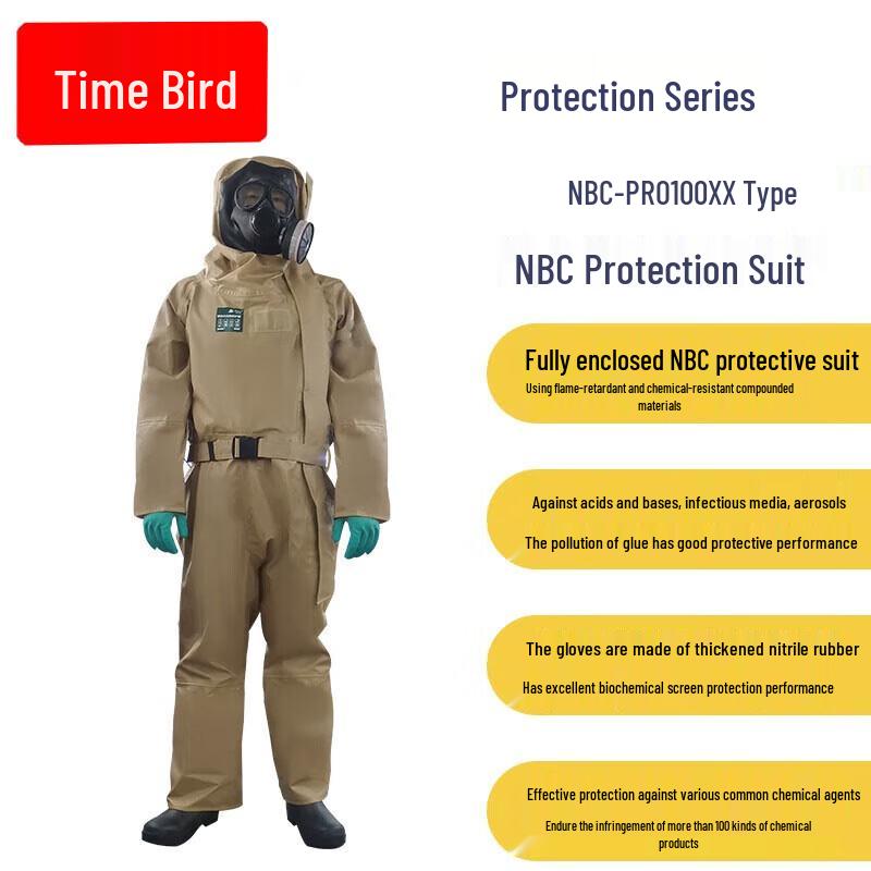 NBC-PRO101XX Full Seal Side Entry Hazmat Suit