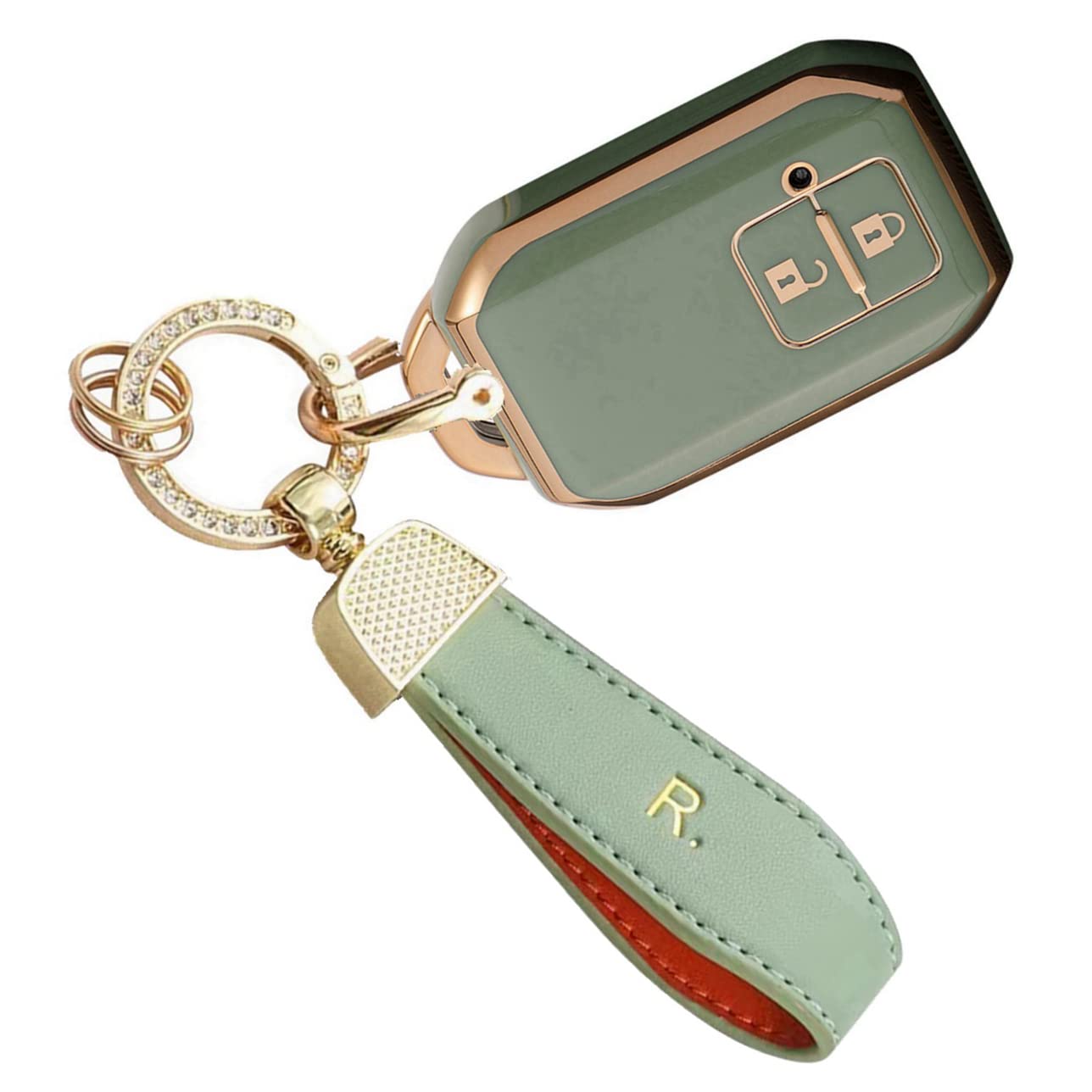 [YANMW] Key case compatible Suzuki New Spacia New Spacia Custom key case зелёный