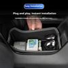 For Zeekr 7X 2025 Car Center Console Lower Storage Box Foldable Center Console Storage Box Interior Trim Modification Kit