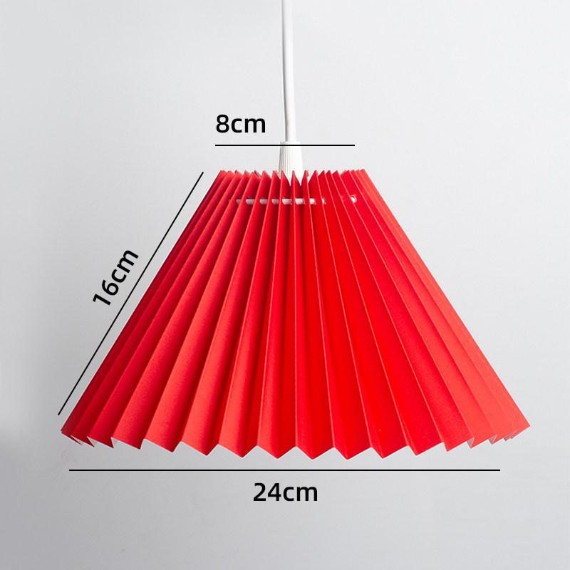 Nordic Origami Pendant Lights Lampshade Replacement Lamp Cover Downward Bulb Design Hanging Lamp Dining Room Kitchen Home Decor