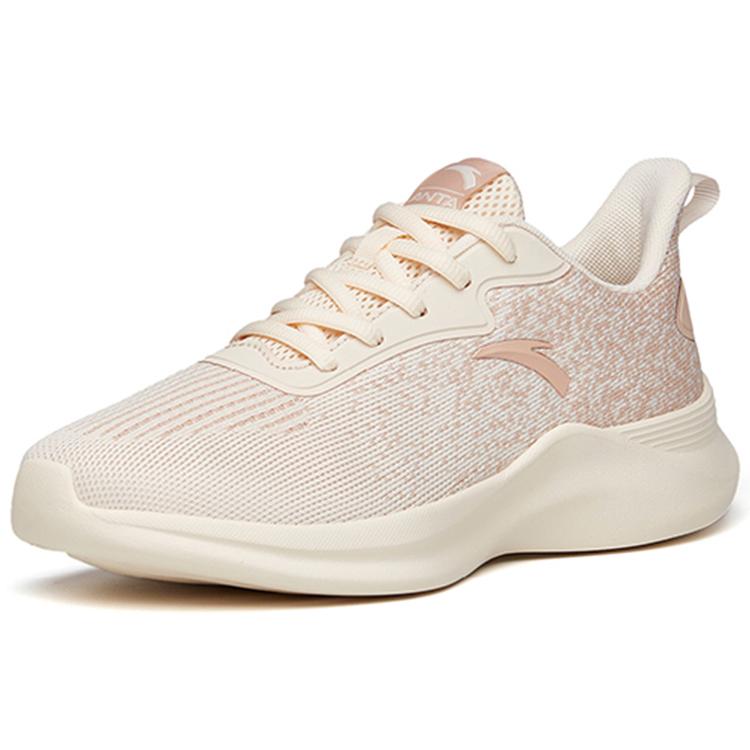 Anta Running Collection Casual Cushioning Slip Resistant Breathable Low top Running Shoes Women's Clay 922145575-4