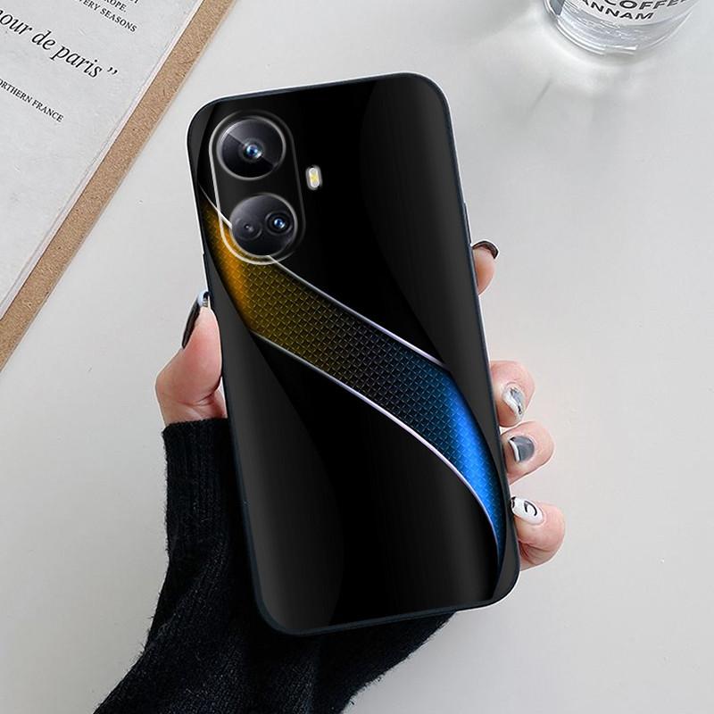 For Realme 10 Pro Plus 5G Case Soft Silicone Back Case for Realme 10 Pro + RMX3630 Phone Cover Realme10 4G Protective Shells
