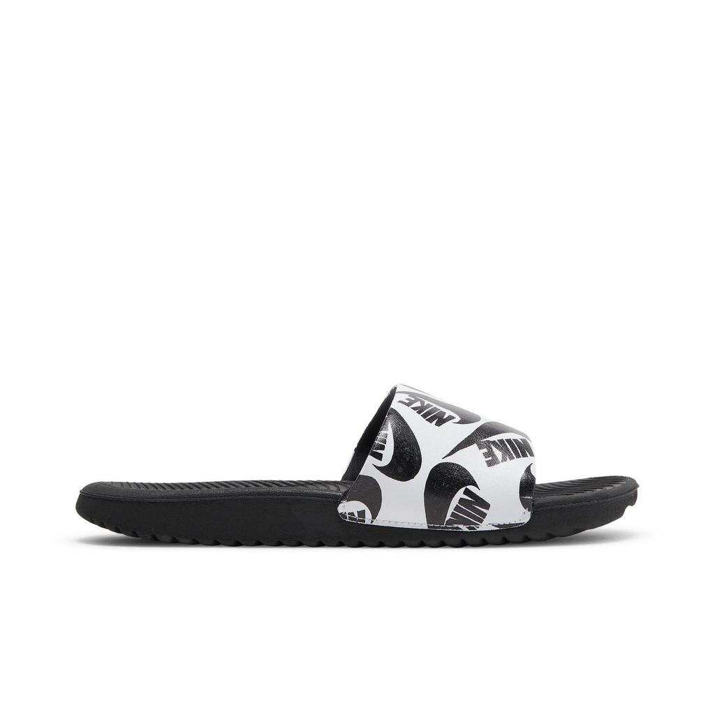Nike Kawa Slide SE JDI Grade School 'Black White' (Unisex) White / Black Kids' Home Slippers CT6619 100