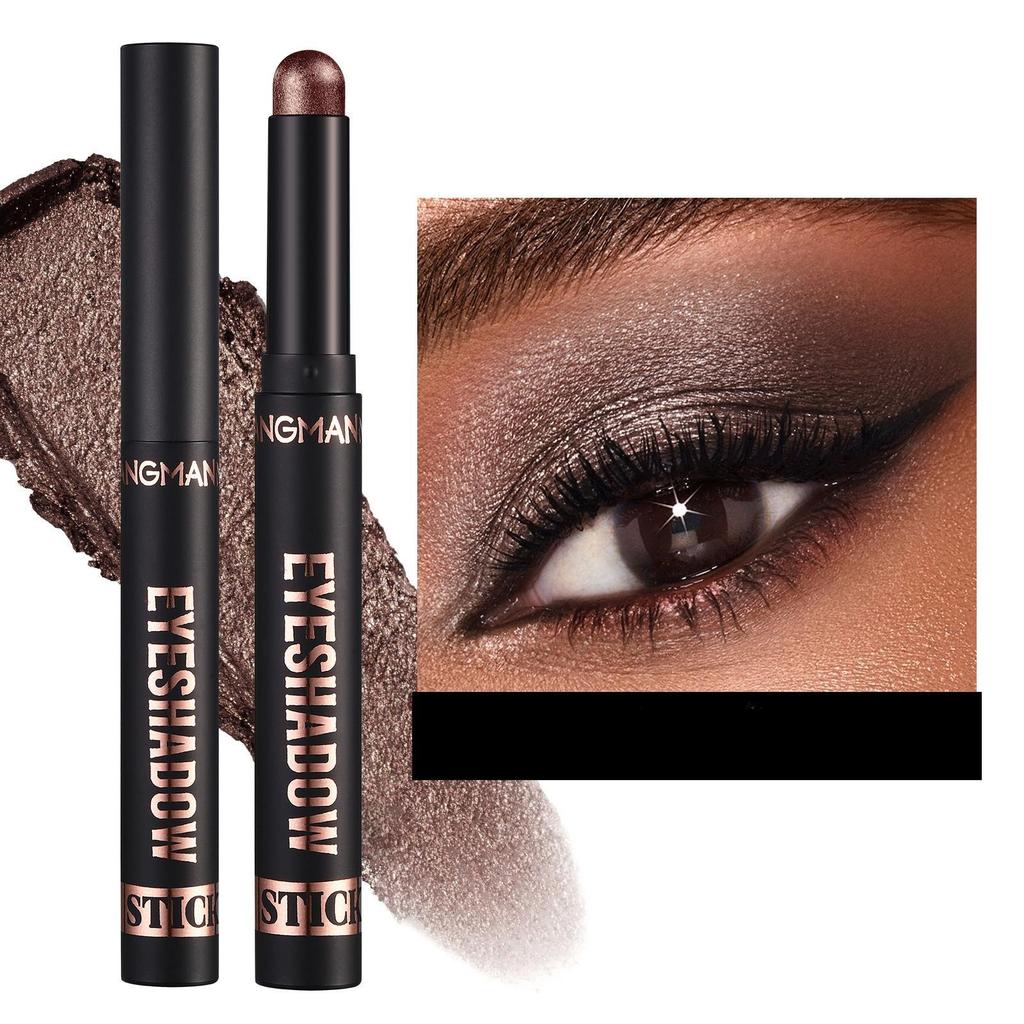 Waterproof Pearlescent Eyeshadow Pencil Stick Lasting Glitter Shimmer Eye Shadow Highlighter Pen Eyes Makeup Tools