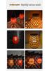 Chinese-Style Solar USB Charging Courtyard Lantern: Outdoor Rattan Atmosphere Lamp, Floor-Standing or Handheld for Balcony and Garden.