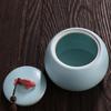 Ceramic Tea Tin Lid Cosmetic Storage Jar Warehouse Moisture-proof Sealed Container Decoration
