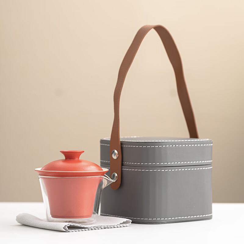 Muyi Coarse Pottery Portable Travel Tea Set