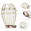 Metal Lamp Bulb Guard Clamp Vintage Light Cage Hanging Industrial Lamp Covers Pendant Decor for Home Bar