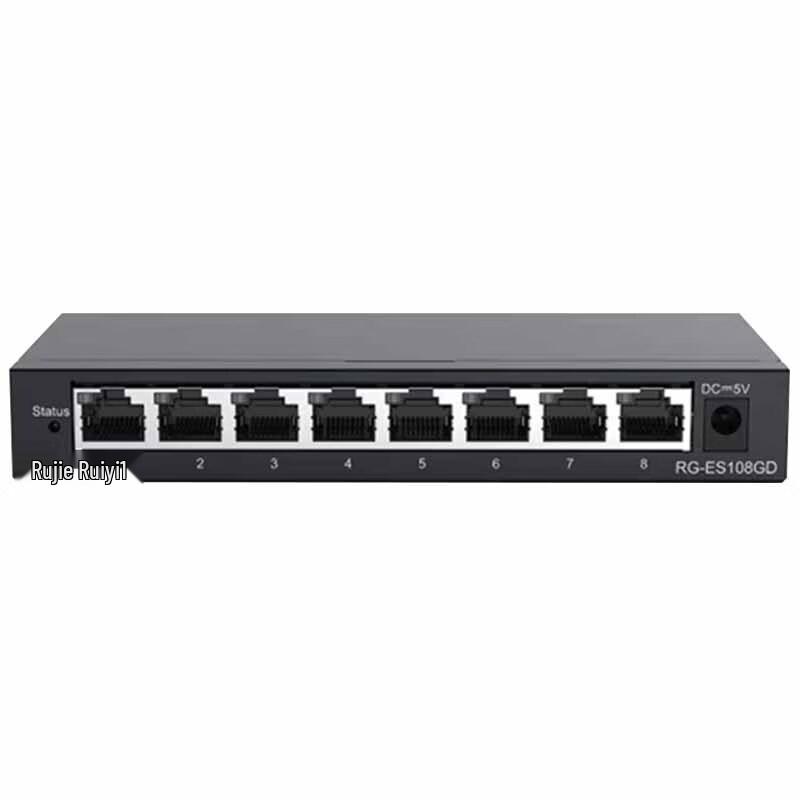 Ruijie RG-ES108GD 8-Port Gigabit Unmanaged Desktop Switch