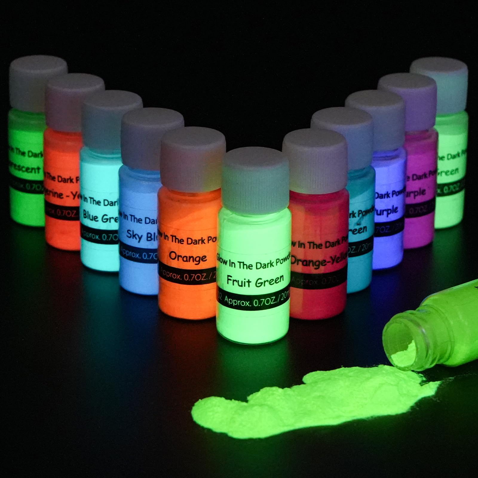 

СВЕТЯЩИЙСЯ В ТЕМНОТЕ ПОРОШОК SEISSO, ЛЮМИНЕСЦЕНТНЫЙ ПИГМЕНТНЫЙ ПОРОШОК, ПЕРЛАМУТРОВЫЕ ЦВЕТА, ВЫСОКАЯ ЯРКОСТЬ, ДОЛГОСВЕЧЕНИЕ, УФ-СМОЛА, ЭПОКСИДНАЯ СМОЛА, СЛАЙМ,