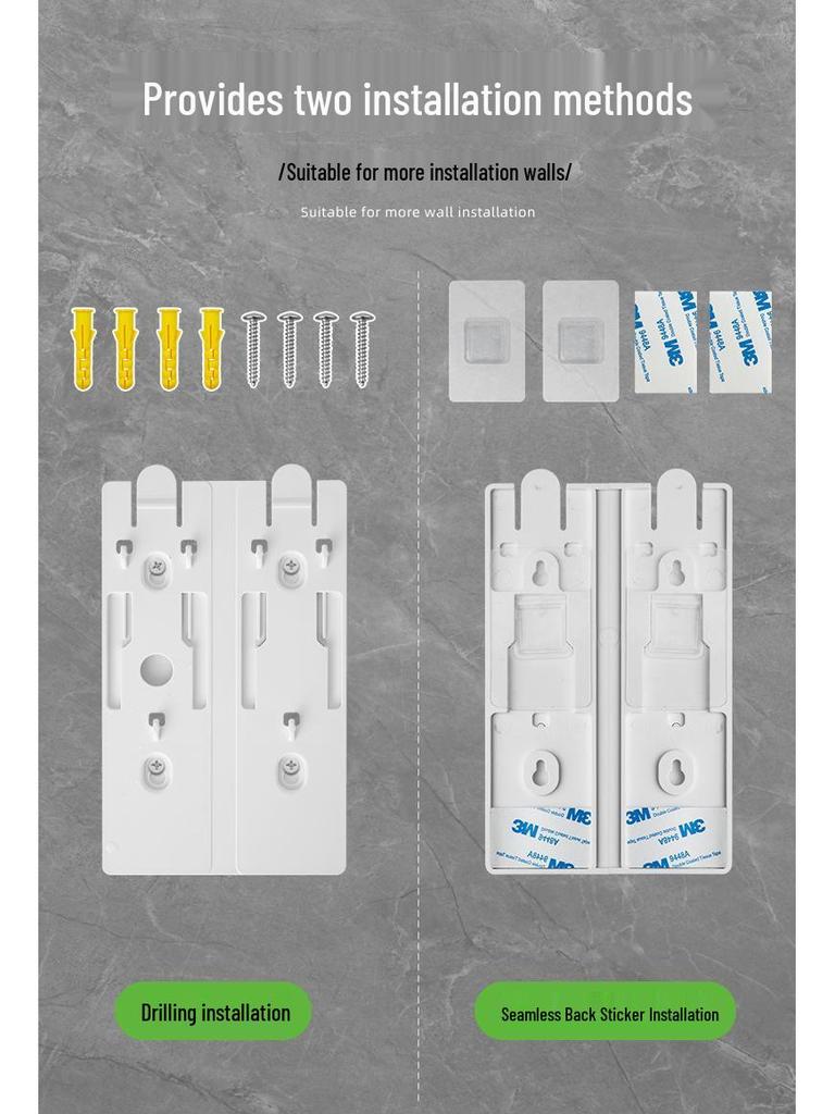 Wandmontierter nachfüllbarer Spender für Shampoo, Duschgel und Handdesinfektionsmittel