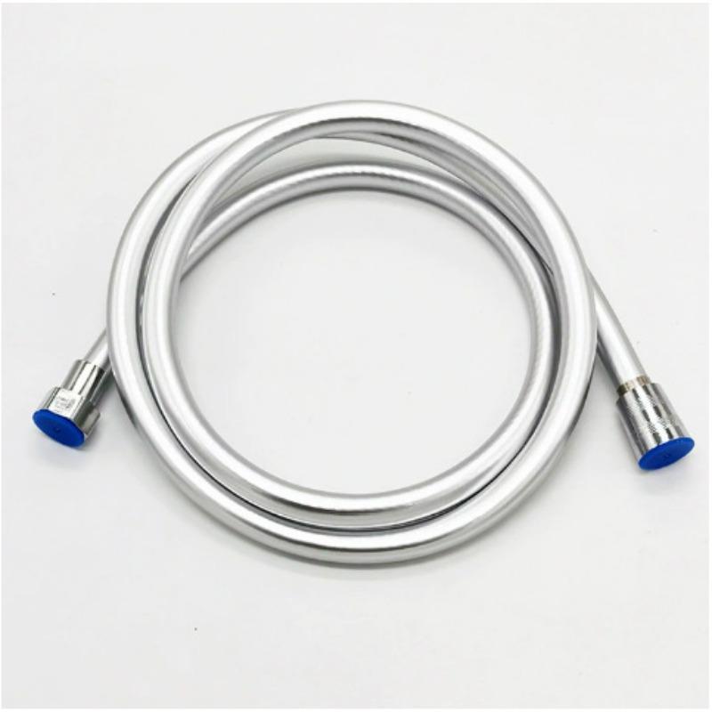 Pvc Pipe 2m/1.5m/1.0m Super Soft Silicone Shower Hose Anti-twist Gun Metal Bathroom Pipe Long Water Pipe High Quality