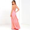Sexy rückenfreies Modefrauen-langes Kleid ärmelloses lässiges Party-Abendkleid