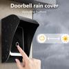 Plastic Wireless Doorbell Rainproof Cover Transparent Wireless Doorbell Cover  Outdoor