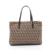 Used Zucchino Tote Bag Canvas Leather Beige Brown Used Women