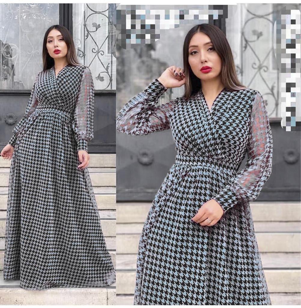 2022 European & American Chiffon Long Dress - African Plus Size Socialite Fairy Style