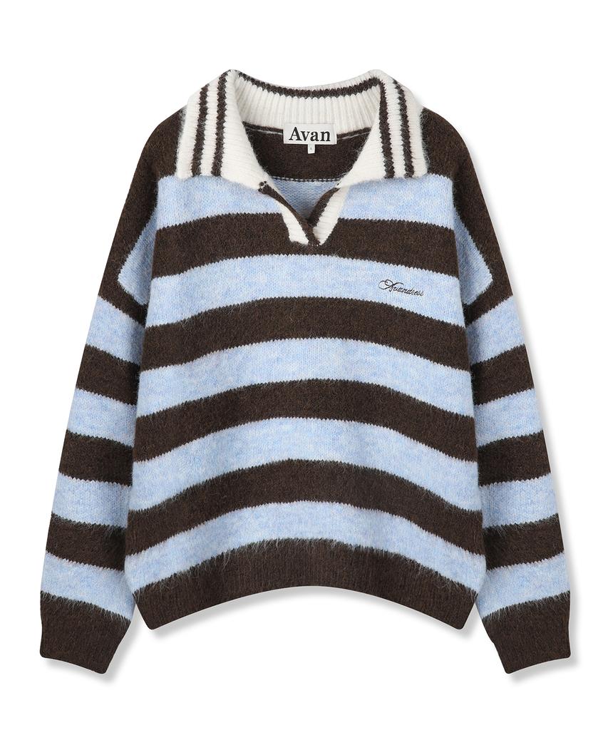 AVANDRESS Stripe Rugby Knit_3Colors